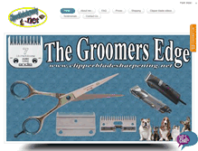 Tablet Screenshot of clipperbladesharpening.net